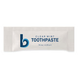 Boardwalk® Toothpaste, Peppermint, 0.15 oz Sachet, 1,000/Carton (BWKTPASTEMT) Case of 1000