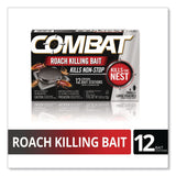 Combat® Roach Bait Insecticide, for Small and Large Roaches, 0.42 oz, 12 Bait Stations (DIA05701EA) Each