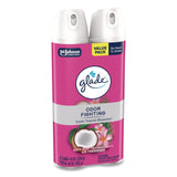 Glade® Air Freshener, Tropical Blossoms Scent, 8.3 oz, 2/Pack, 3 Packs/Carton (SJN377365) Case of 3