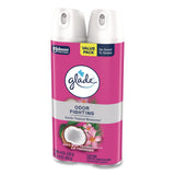 Glade® Air Freshener, Tropical Blossoms Scent, 8.3 oz, 2/Pack, 3 Packs/Carton (SJN377365) Case of 3