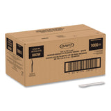 SOLO® Style Setter Medium Weight Polypropylene Cutlery, Knife, Plastic, White, 1,000/Carton (SCCK6OW) Case of 1000