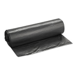 Inteplast Group High-Density Commercial Can Liners Value Pack, 60 gal, 19 microns, 43" x 46", Black, 25 Bags/Roll, 6 Rolls/Carton (IBSVALH4348K22) Case of 150