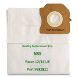 Green Klean® GK-P12/15UE Replacement Bag, 10 Bags/Pack, 10 Packs/Carton (GRKGKP1215UE) Case of 10