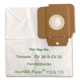 Green Klean® GK-CV30 Replacement Bag, 10 Bags/Pack, 10 Packs/Carton (GRKGKCV30) Case of 10