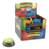 Learning Resources® Lights and Sounds Buzzers, Ages 3 and Up, 12 Buzzers (LRNLER3779) Each