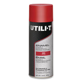 Rust-Oleum® UTILI-T Spray Paint, Red, 10 oz Aerosol Can, 6/Carton (RST387391) Case of 6