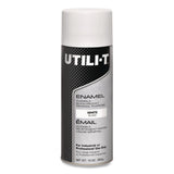 Rust-Oleum® UTILI-T Spray Paint, White, 10 oz Aerosol Can, 6/Carton (RST387395) Case of 6