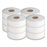 Cascades Select Jumbo Bath Tissue, Septic-Safe, 1-Ply, White, 3.3" x 2,000 ft, 12 Rolls/Carton (CSDB212) Case of 12