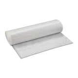 Inteplast Group High-Density Interleaved Commercial Can Liners, 45 gal, 12 microns, 40" x 48", Clear, 25 Bags/Roll, 10 Rolls/Carton (IBSS404812N) Case of 250