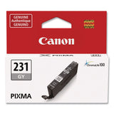 Canon® 6678C001 (CLI-231) Ink, 800 Page-Yield, Gray (CNM6678C001) Each