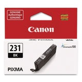 Canon® 6674C001 (CLI-231) Ink, 600 Page-Yield, Black (CNM6674C001) Each