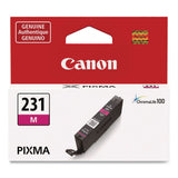 Canon® 6676C001 (CLI-231) Ink, 800 Page-Yield, Magenta (CNM6676C001) Each
