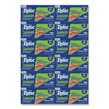 Ziploc® Resealable Sandwich Bags, 6.5" x 5.88", Clear, 105 Bags/Box, 12 Boxes/Carton (SJN383211) Case of 1260