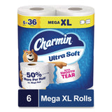 Charmin® Ultra Soft Bathroom Tissue, Septic Safe, 2-Ply, White, 312 Sheets/Roll, 18 Rolls/Carton (PGC19369) Case of 18