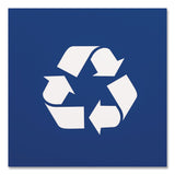 Boardwalk® Deskside Recycling Bin, 3 gal, Polypropylene, Blue (BWK12QTRECYCLEB) Each