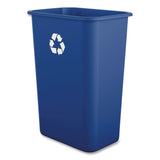 Boardwalk® Recycling Container, 10 gal, Polypropylene, Blue (BWK41QTRECYCLEB) Each