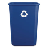Boardwalk® Recycling Container, 10 gal, Polypropylene, Blue (BWK41QTRECYCLEB) Each