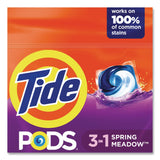 Tide® Pods, HE Compatible, Laundry Detergent, Spring Meadow, 31/Pack, 4 Packs/Carton (PGC93123CT) Case of 124