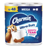 Charmin® Ultra Soft Bathroom Tissue, Mega Roll, Septic Safe, 2-Ply, White, 208 Sheets/Roll, 12 Rolls/Pack, 5 Packs/Carton (PGC17579CT) Case of 5