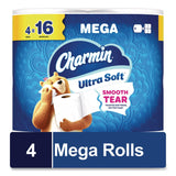 Charmin® Ultra Soft Bathroom Tissue, Mega Roll, Septic Safe, 2-Ply, White, 208 Sheets/Roll, 4 Rolls/Pack, 8 Packs/Carton (PGC19261CT) Case of 8