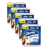 Charmin® Ultra Soft Bathroom Tissue, Mega Roll, Septic Safe, 2-Ply, White, 208 Sheets/Roll, 12 Rolls/Pack, 5 Packs/Carton (PGC17579CT) Case of 5