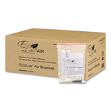 Diversified Hospitality Solutions Single EcoLux Air Dispenser Bracket, For Ecolux Air Pump Dispenser Bottles, 1.19 x 0.44 x 5.69, White, 24/Carton (DHS458883) Case of 24