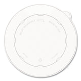 Dart® Plastic Lids for Compostable Fiber Containers, For 24 to 32 oz Containers, 8.28" Diameter x 0.51" h, Clear, 300/Carton (DCCPP2432BFL) Case of 300