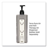 Diversified Hospitality Solutions Single EcoLux Air Dispenser Bracket, For Ecolux Air Pump Dispenser Bottles, 1.19 x 0.44 x 5.69, White, 24/Carton (DHS458883) Case of 24