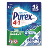 Purex® 4-in-1 HE Laundry Detergent Pacs, 66 Pods/Bag, 4 Bags/Carton (DIA05524) Case of 4