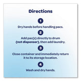 all® MIGHTY PACS Free Clear HE Laundry Detergent, 60 Pods/Tub, 4 Tubs/Carton (DIA46880) Case of 4