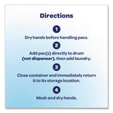 all® MIGHTY PACS Free Clear HE Laundry Detergent, 80 Pods/Tub, 4 Tubs/Carton (DIA47508) Case of 4