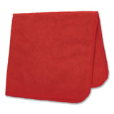 Rubbermaid Microfiber Cleaning Cloths, 12 x 12, Red, 24/Pack (RCP1820577) Pack of 24