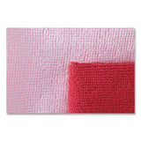 Rubbermaid Microfiber Cleaning Cloths, 12 x 12, Red, 24/Pack (RCP1820577) Pack of 24