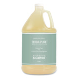 Diversified Hospitality Solutions Terra Pure Shampoo Gallon, Green Tea Lemongrass Scent, 1 gal Bottle, 4/Carton (DHS002287) Case of 4
