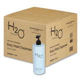 Diversified Hospitality Solutions H2O Therapy Body Wash Air Pump, White Tea and Lemongrass Scent, 16.23 oz Bottle, 12/Carton (DHS259829) Case of 12