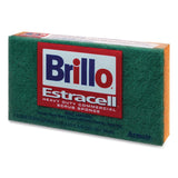Brillo® Commercial Heavy Duty Scrub Sponge, 3.5 x 6.12, 0.8" Thick, Orange/Green,12/Carton (AMY21006) Case of 12