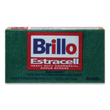 Brillo® Commercial Heavy Duty Scrub Sponge, 3.5 x 6.12, 0.8" Thick, Orange/Green,12/Carton (AMY21006) Case of 12