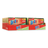 Brillo® Estracell Heavy Duty Scrub Sponge, 4.5 x 2.75, 0.8" Thick, Yellow/Green, 3 Sponges/Pack, 8 Packs/Carton (AMY21031) Case of 8
