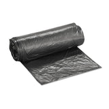 Inteplast Group High-Density Commercial Can Liners, 16 gal, 6 microns, 24" x 33", Black, 50 Bags/Roll, 20 Rolls/Carton (IBSS243306K) Case of 1000