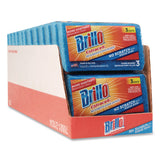 Brillo® Estracell No Scratch Kitchen Sponges, 4.5 x 2.75, 1" Thick, Blue, 3 Sponges/Pack, 8 Packs/Carton (AMY21034) Case of 8