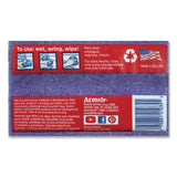 Brillo® Estracell Scrub Sponge Variety Pack, 1 Bath, 2 Kitchen, 4.5 x 2.75, 1.12" Thick, Blue/Purple/White, 3/Pack, 8 Packs/Carton (AMY21035) Case of 8