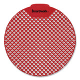 Boardwalk® Urinal Screen, Cherry Scent, Red, 1.8 oz, Dozen (BWK1008) 1 Dozen