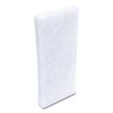 Boardwalk® Fine Grade Utility Pad, 4.62 x 10, White, 10/Carton (BWK401B) Case of 10