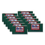 Brillo® Commercial Heavy Duty Scrub Sponge, 3.5 x 6.12, 0.8" Thick, Orange/Green,12/Carton (AMY21006) Case of 12