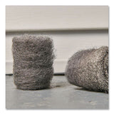 Brillo® Strip and Shine Steel Wool Balls, 2.5 x 2, Gray, 6 Balls/Box, 24 Boxes/Carton (AMY23306) Case of 24