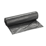 Inteplast Group High-Density Interleaved Commercial Can Liners, 45 gal, 12 microns, 40" x 48", Black, 25 Bags/Roll, 10 Rolls/Carton (IBSS404812K) Case of 250