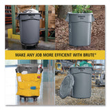 Rubbermaid® Commercial Brute Container, 44 gal, Plastic, White (RCP1779740EA) Each