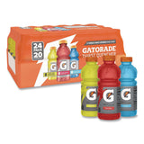 Gatorade® Rainbow Variety Pack, Cool Blue/Fruit Punch/Lemon Lime, 20 oz Bottle, 24/Carton (GRR22002675) Case of 24
