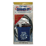 BAND IT® Trash Can Loops, for 32 gal to 55 gal Cans, 0.25" x 25", Gray, 36/Carton (AMY44455) Case of 36