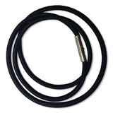 BAND IT® Trash Can Loops, for 5 gal to 20 gal Can, 0.25" x 16", Black, 36/Carton (AMY40515) Case of 36